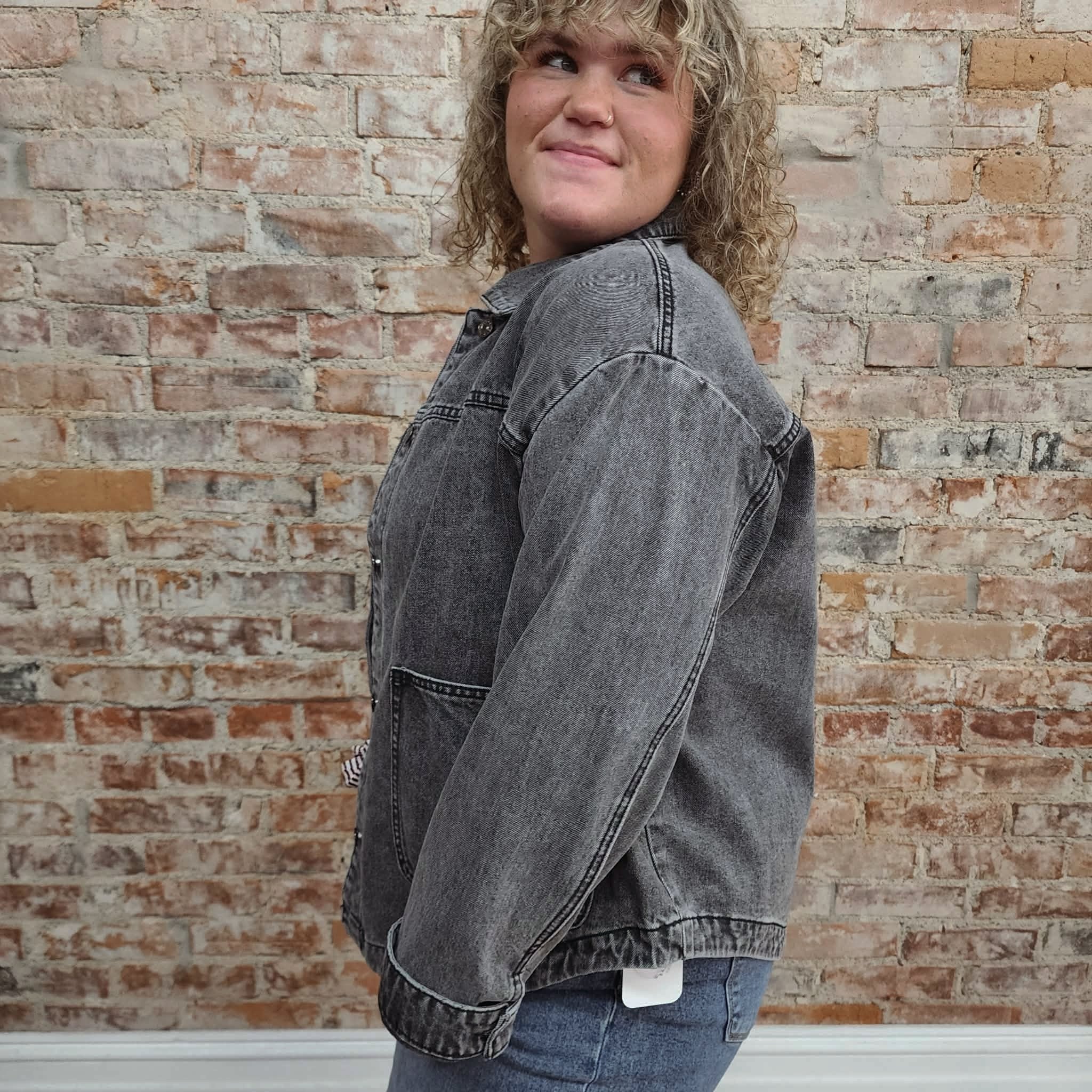 Black Jean Jacket