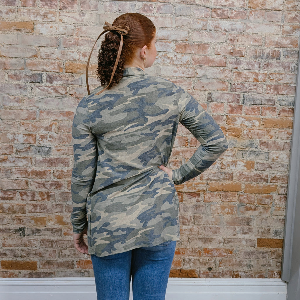 Camo Cardigan