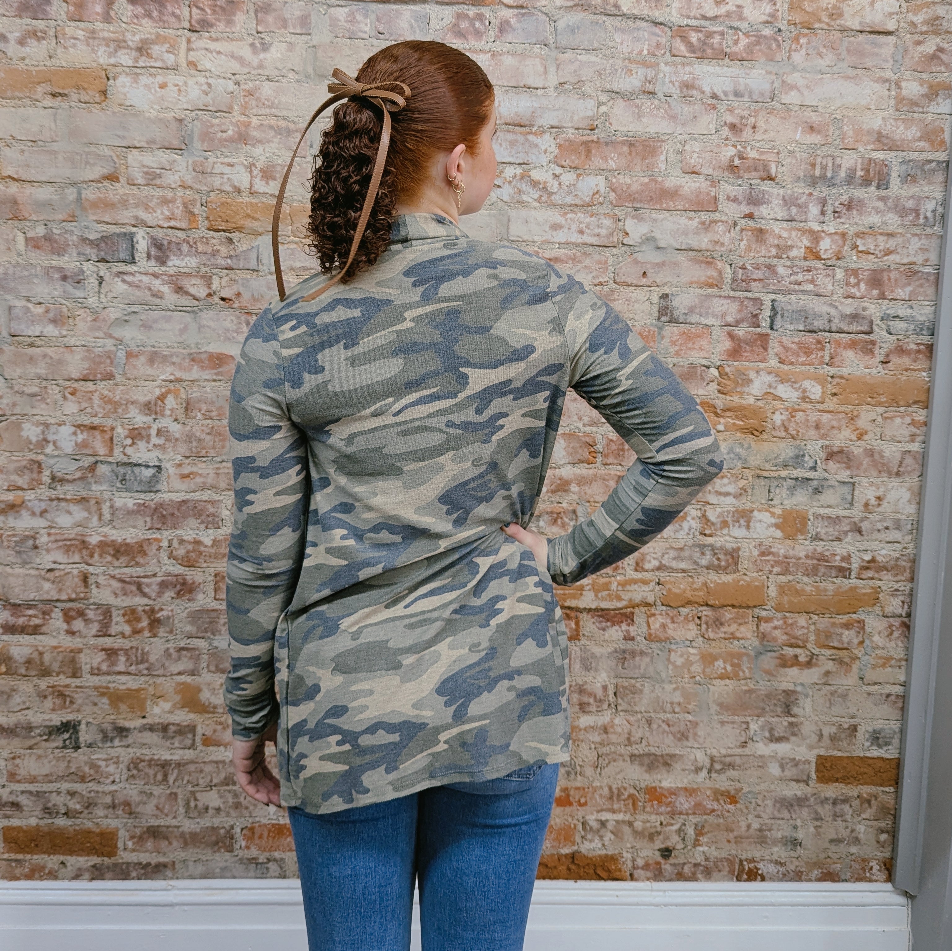 Camo Cardigan