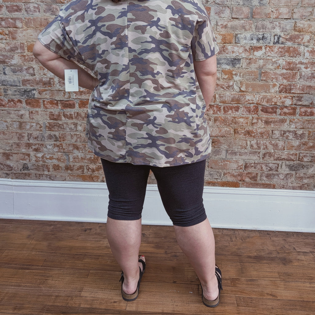 Charcoal Capri Leggings