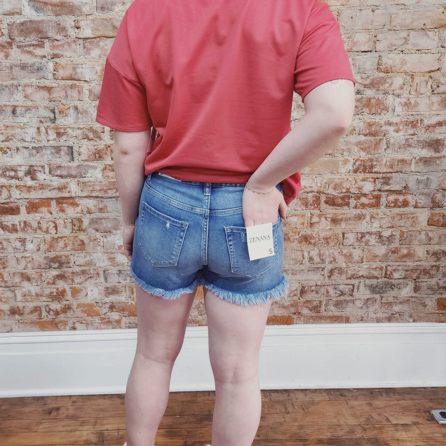 Dark Denim Shorts