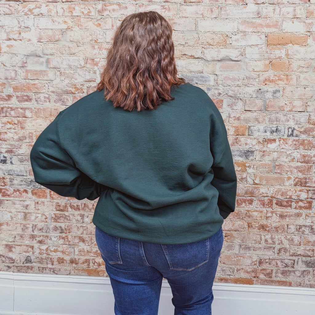 "Spirit Lead Me" Embroidered Crewneck