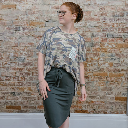 Gray Skirt