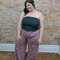 Animal Print Palazzo Pants
