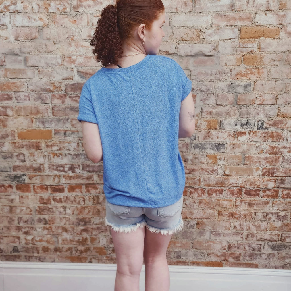 Super Soft Blue Tee