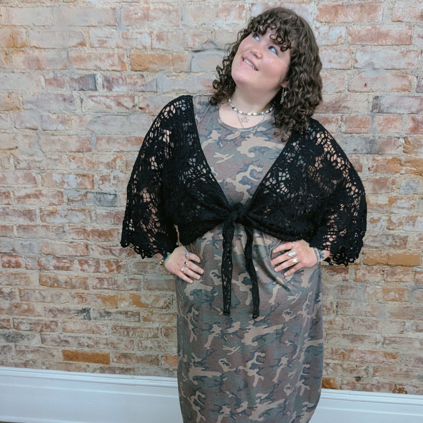 Crochet Tie Kimono