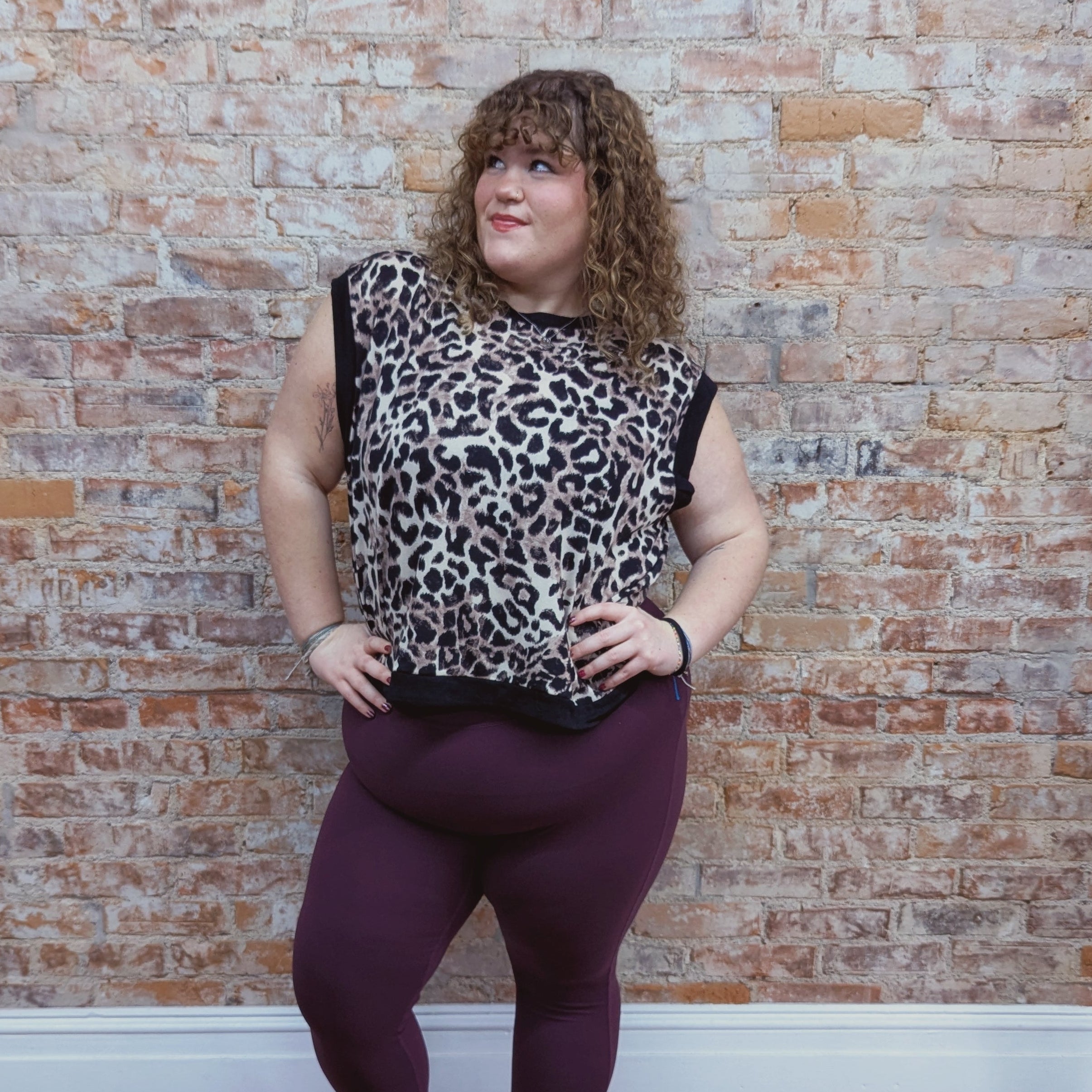 Animal Print Tank Vest
