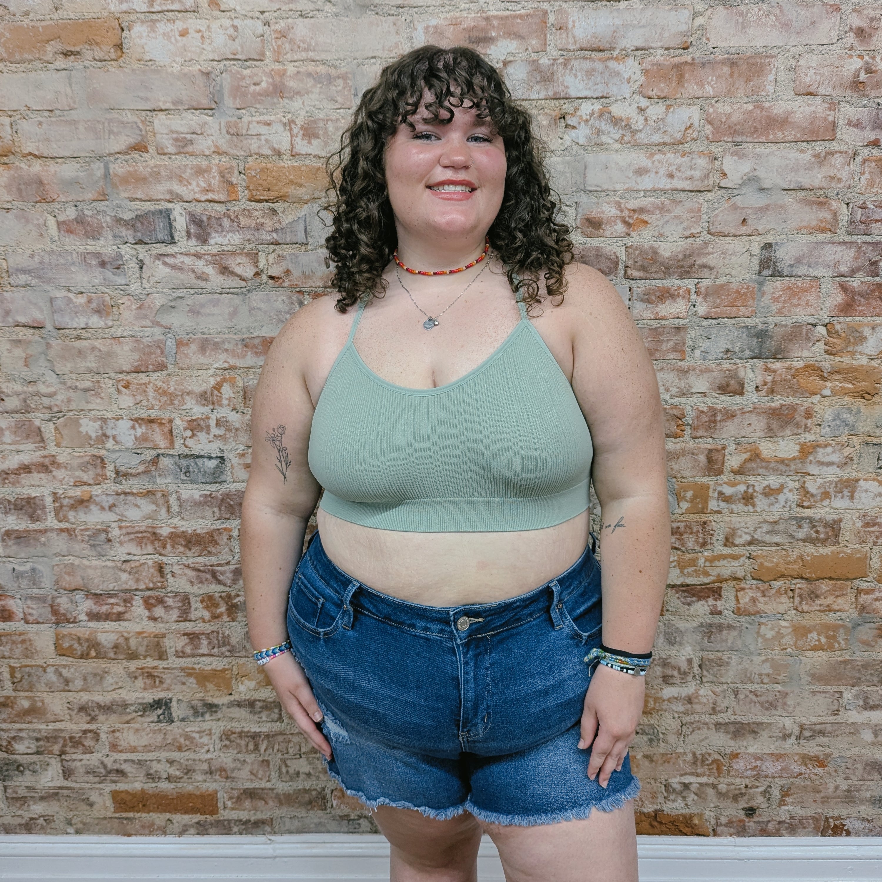 Sage Tattoo Back Bralette