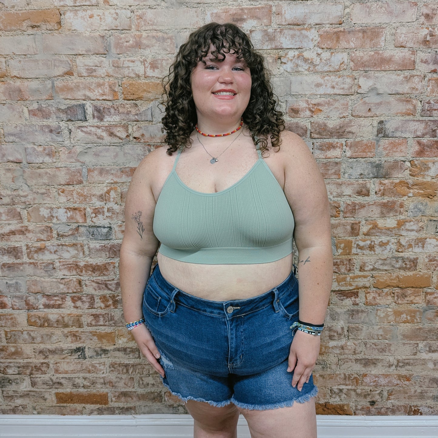 Sage Tattoo Back Bralette