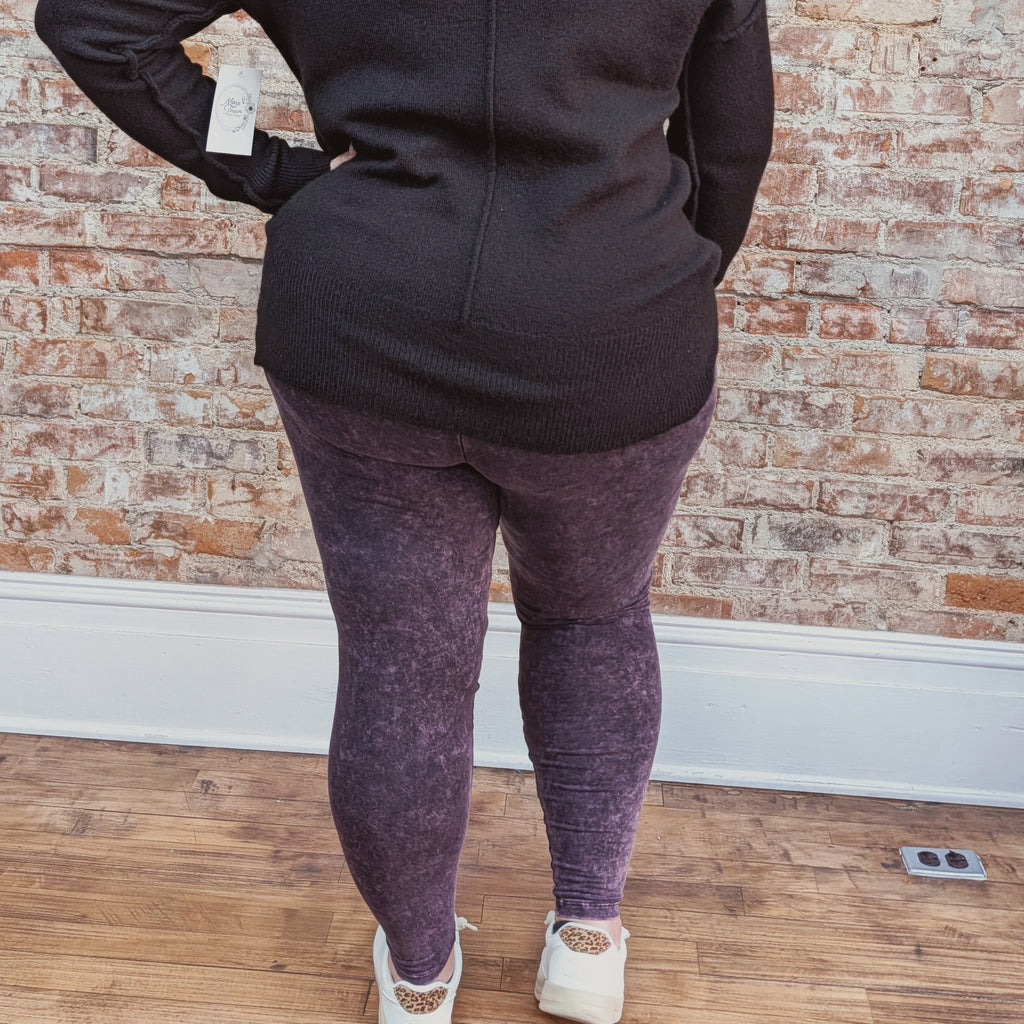 Acid Washed Leggings