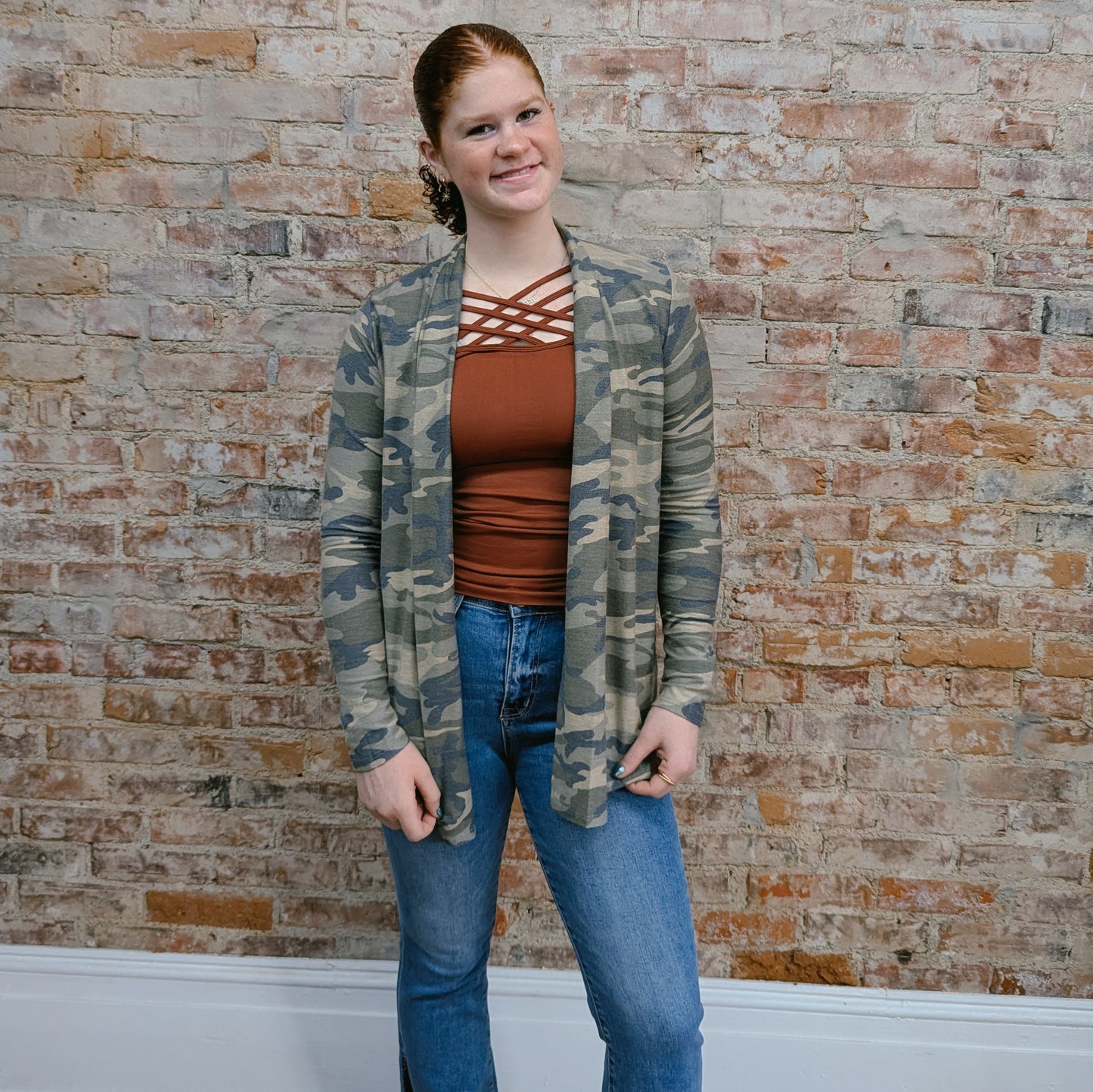 Camo Cardigan