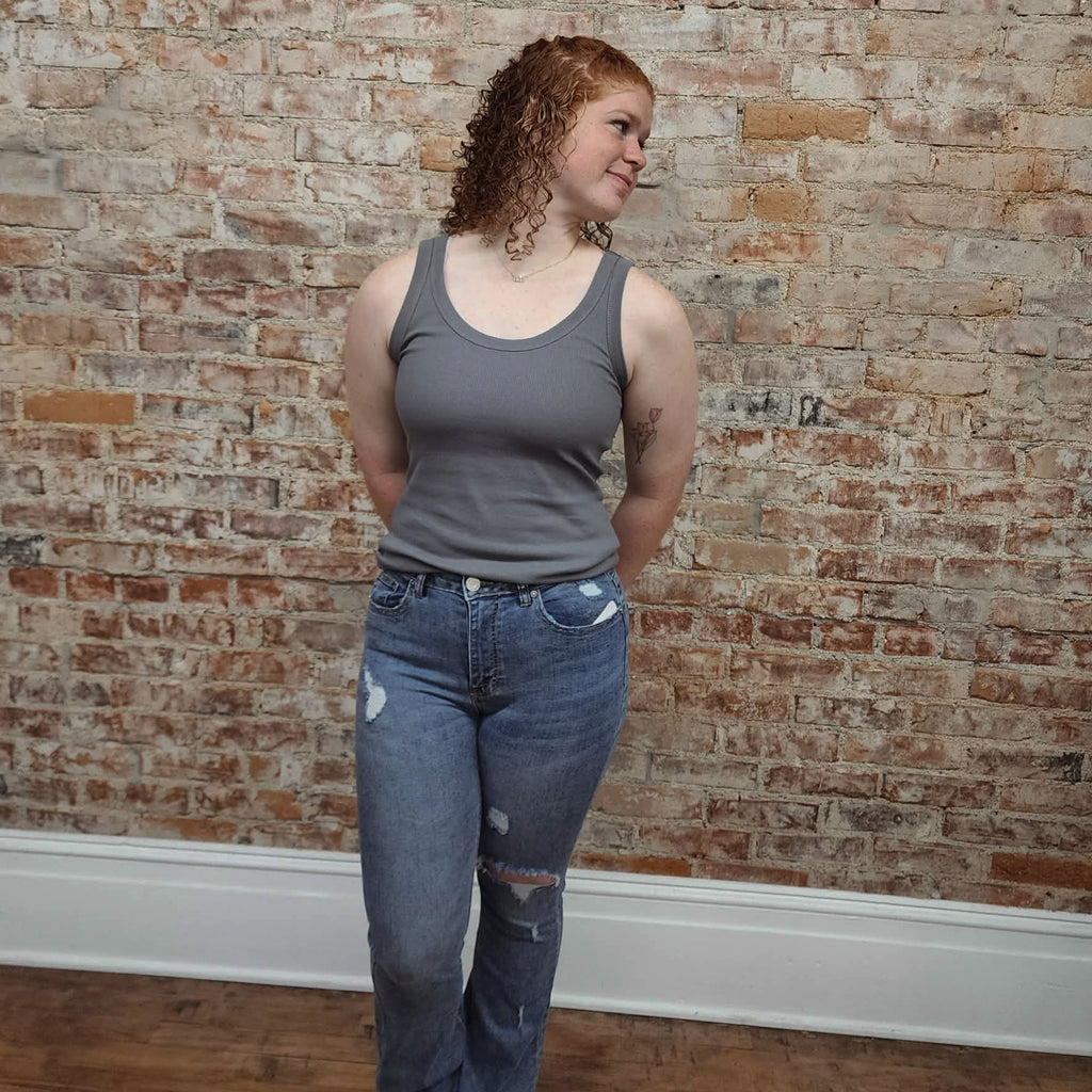 Gray Tank Top
