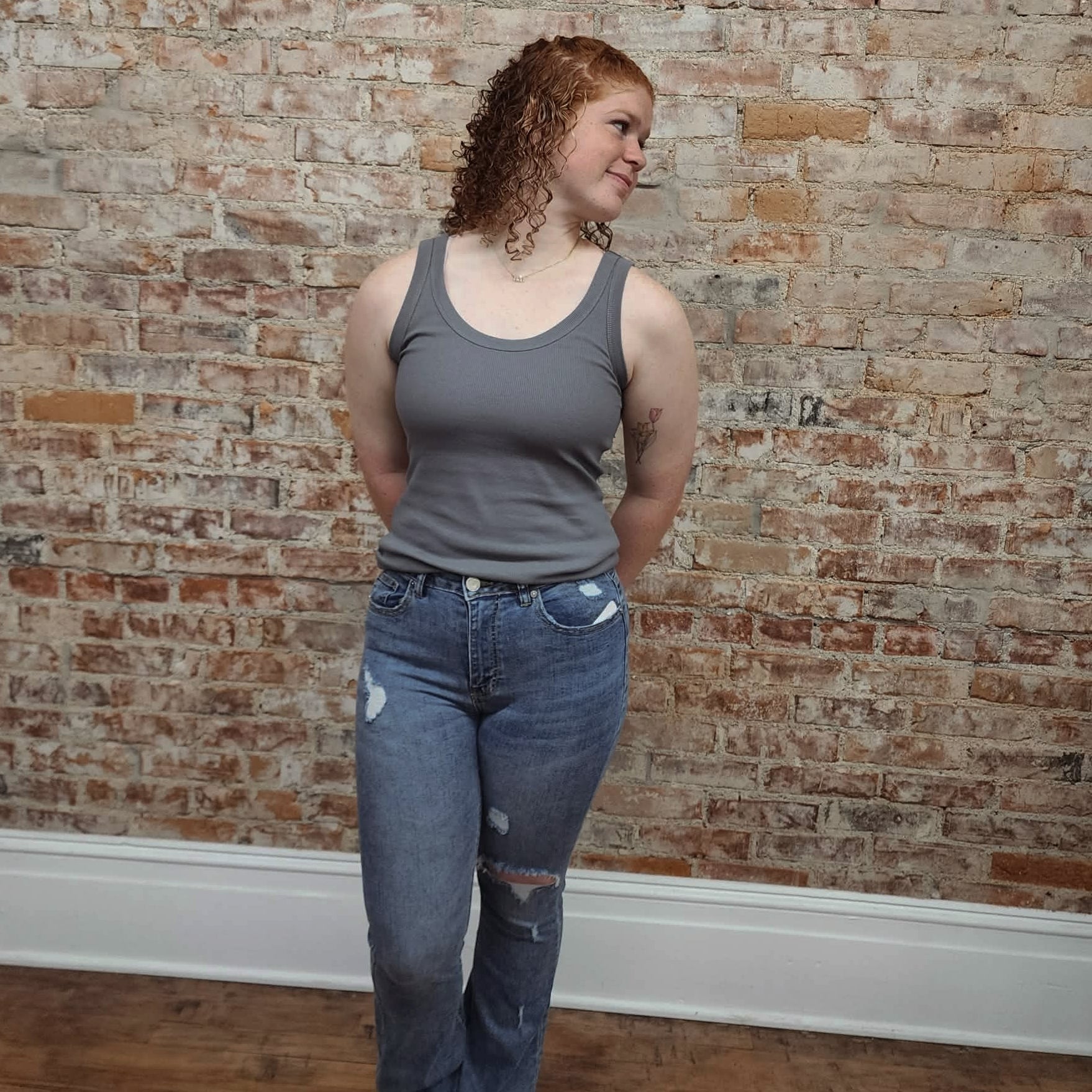 Gray Tank Top