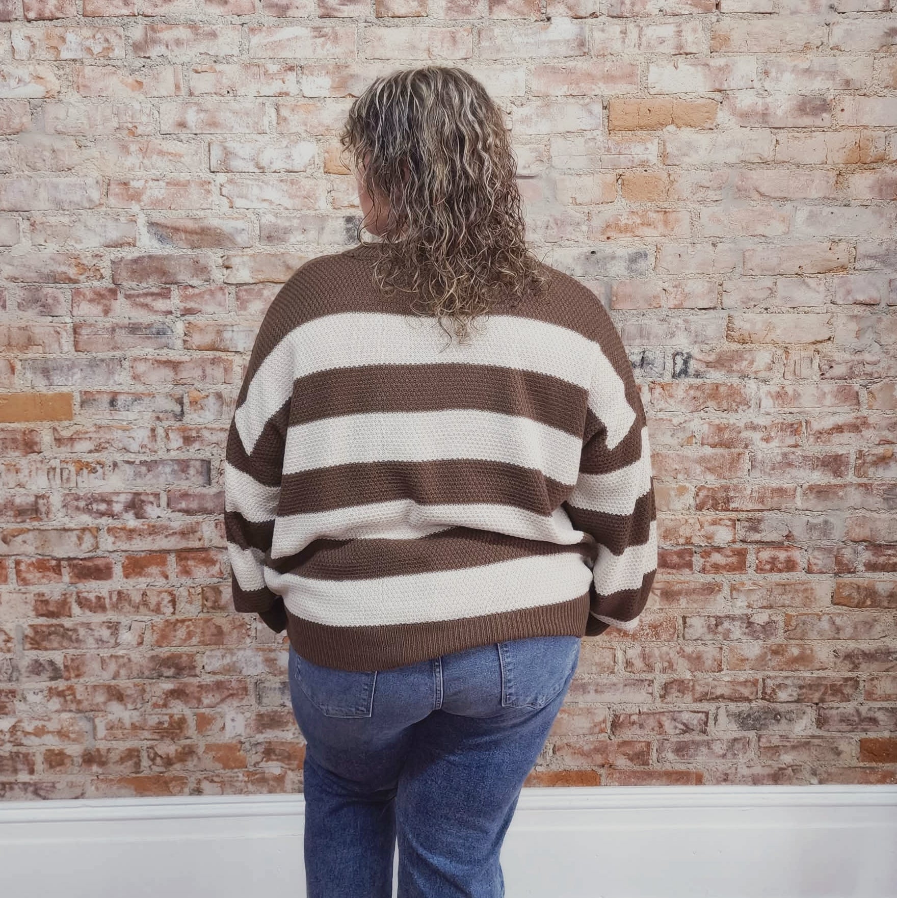 Cinnamon Swirl Knit Sweater