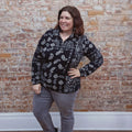 Paisley Fleece Quarterzip