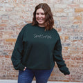 "Spirit Lead Me" Embroidered Crewneck
