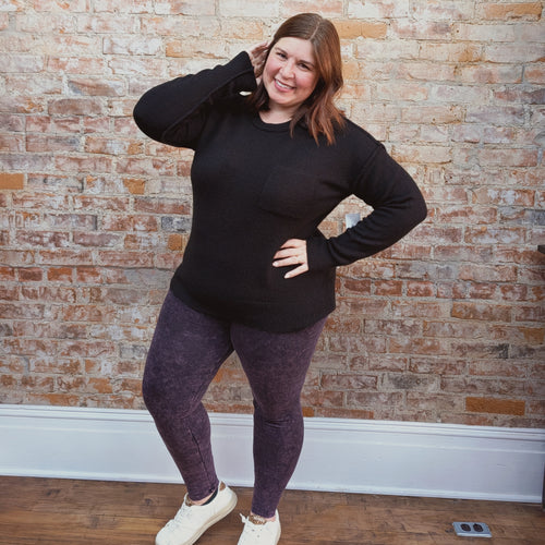 Acid Washed Leggings