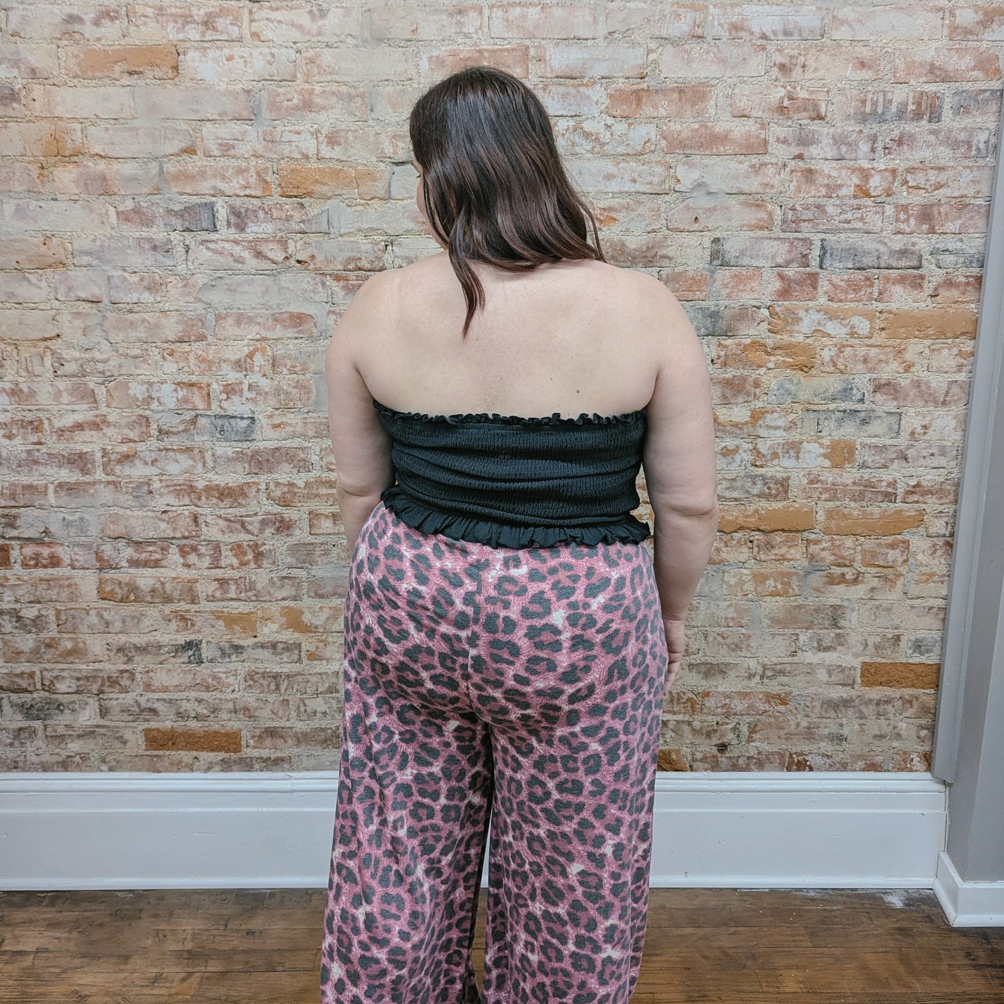 Animal Print Palazzo Pants
