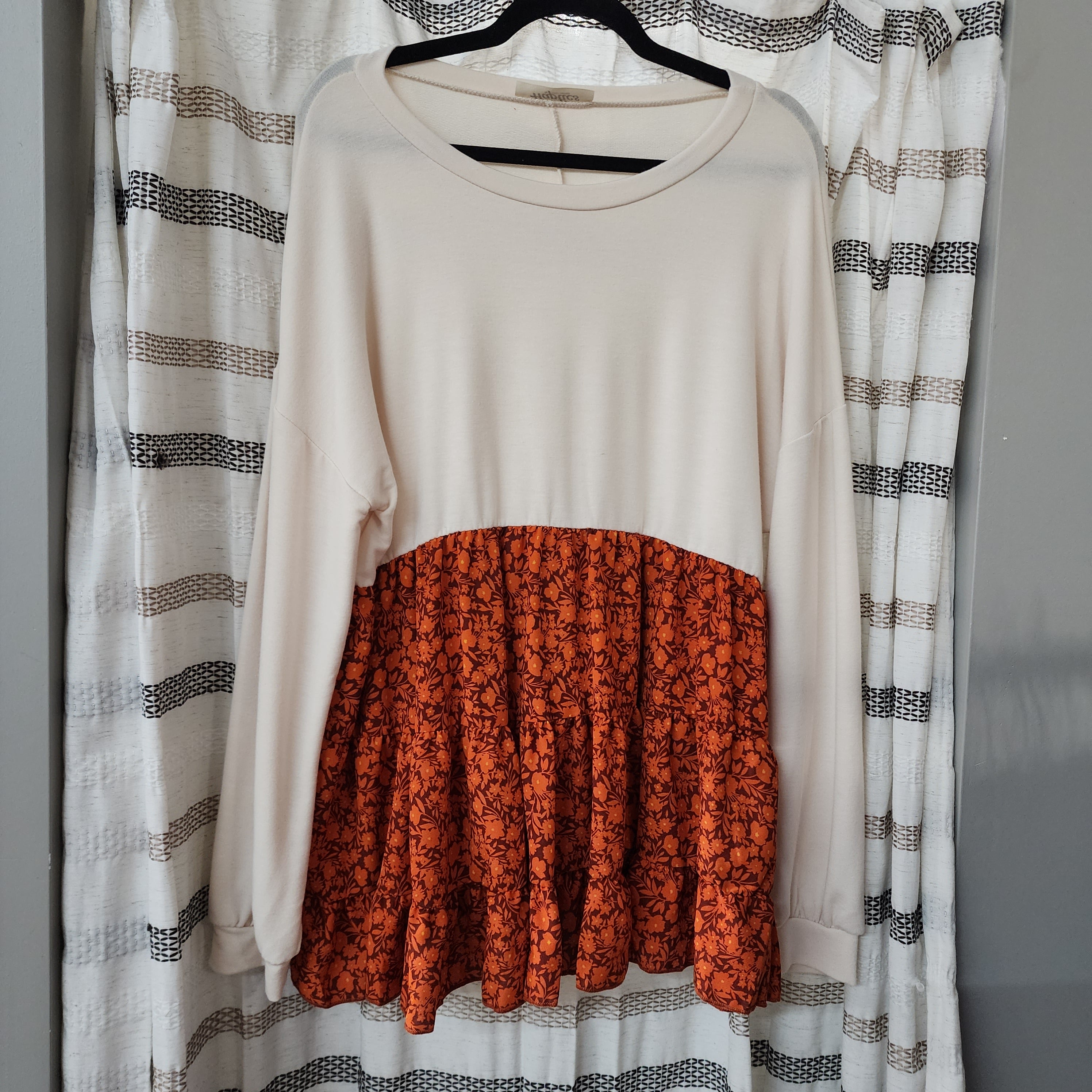 Creamsicle Tiered Top*clearance item, cannot be returned*