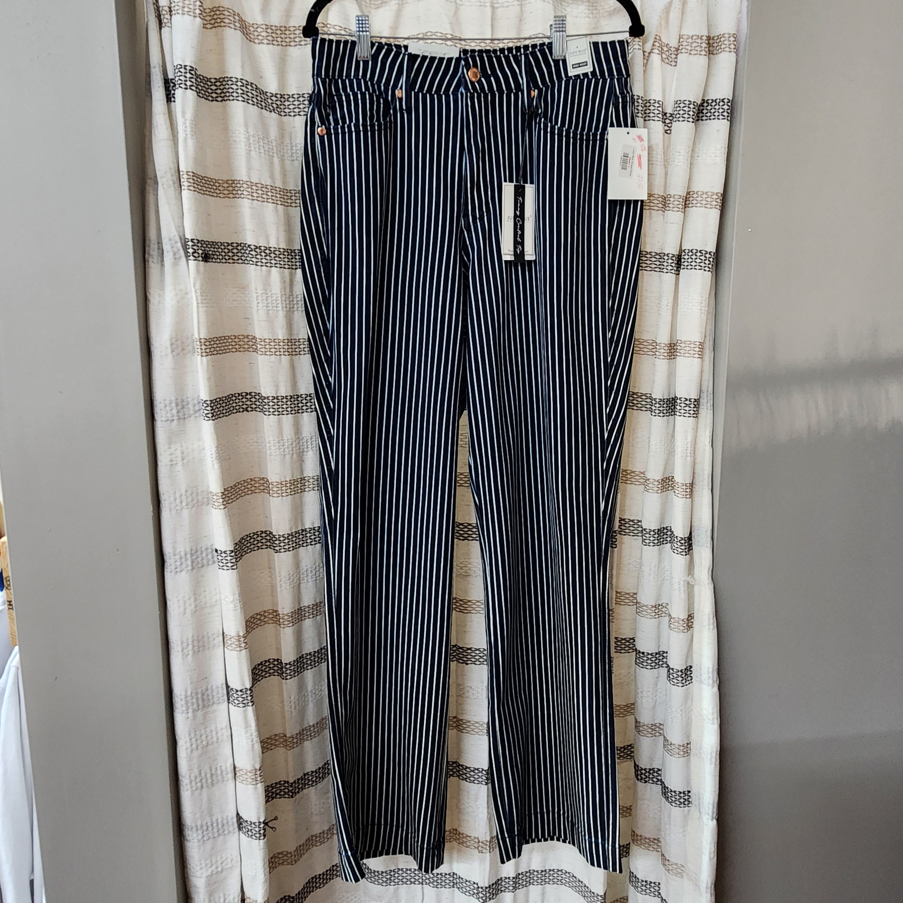 Judy Blue Striped Pants *clearance item, cannot be returned*