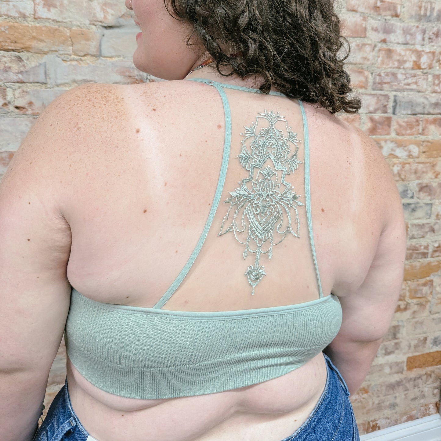 Sage Tattoo Back Bralette