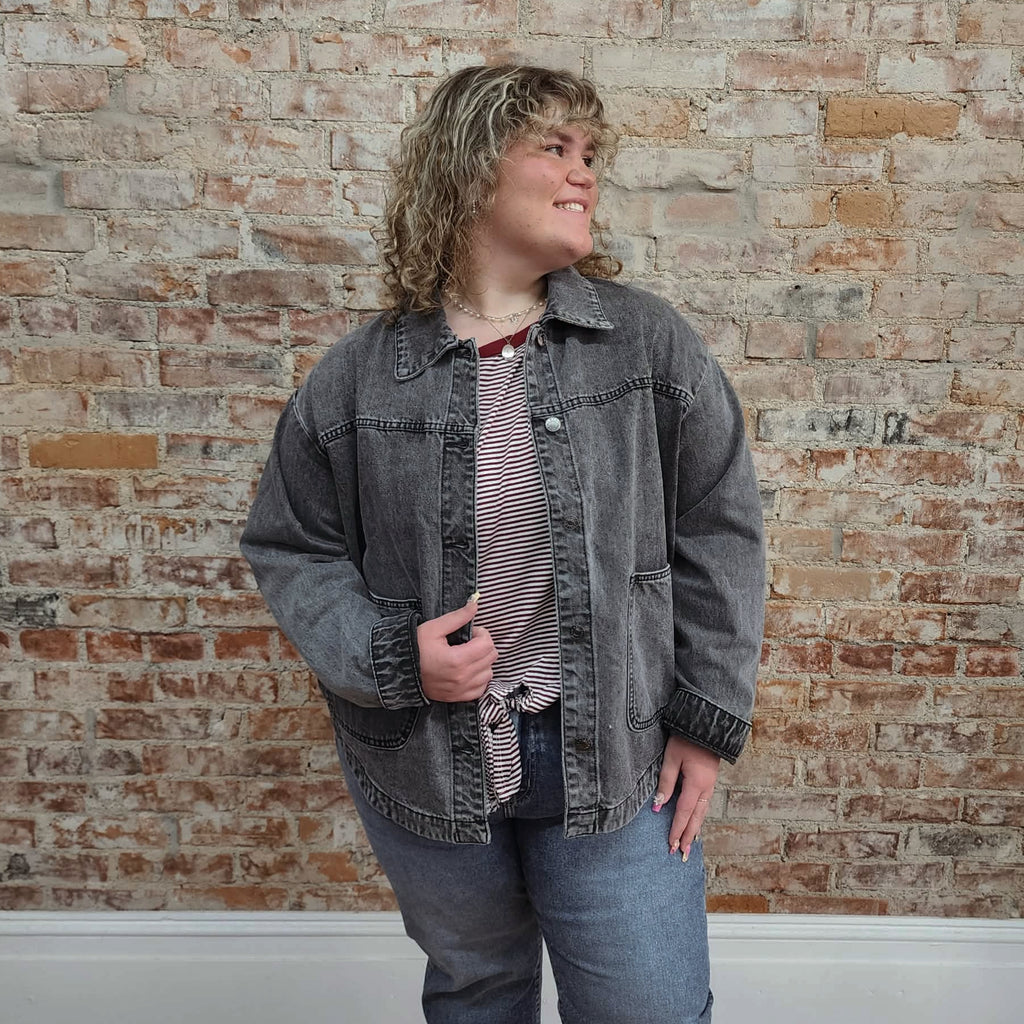 Black Jean Jacket
