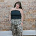 Black Ribbed Tube Top