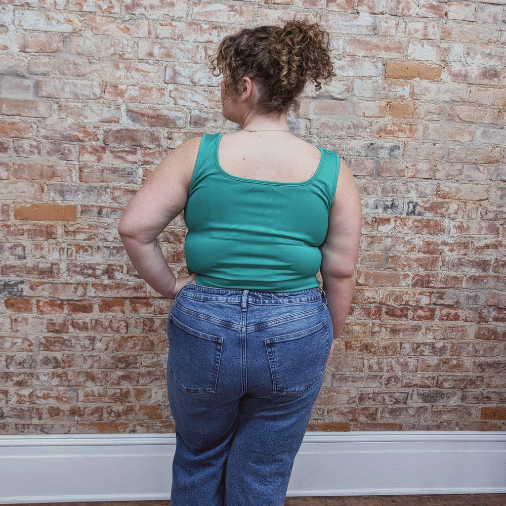 Jade Green Tank Top