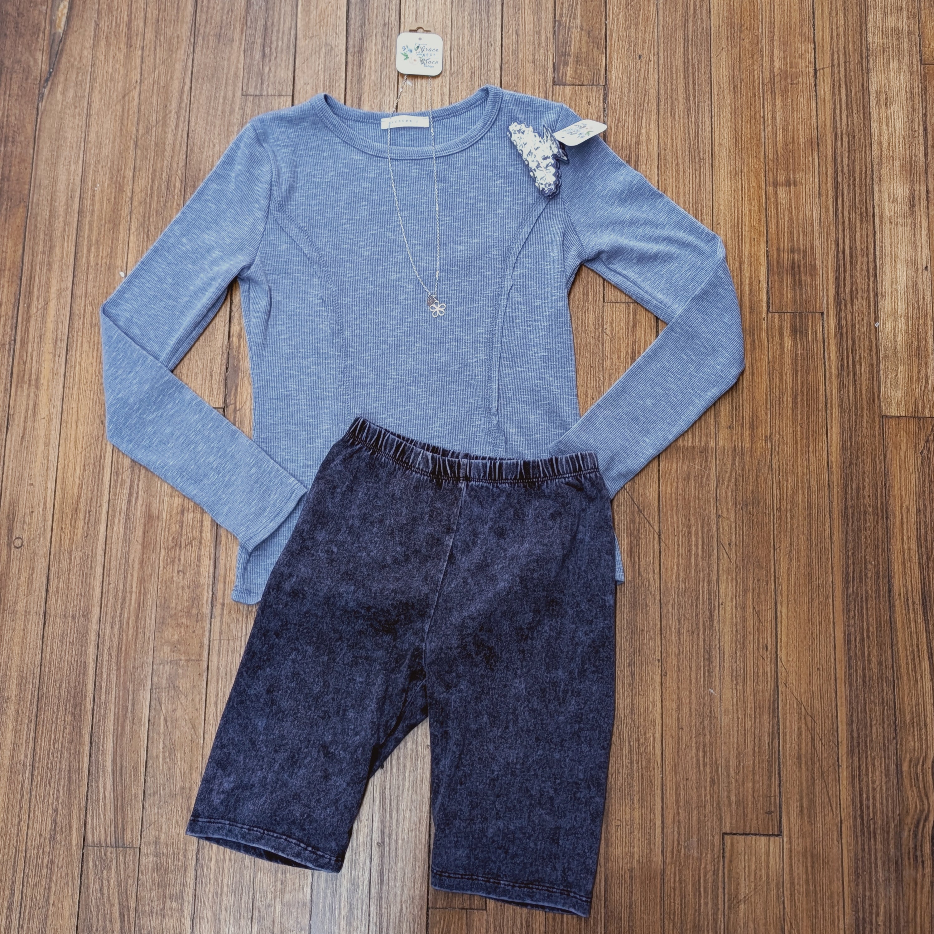 Acid Washed Comfy Shorts