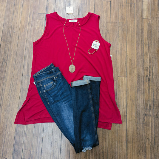 Burgundy Tank