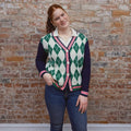 Argyle Cardigan Sweater