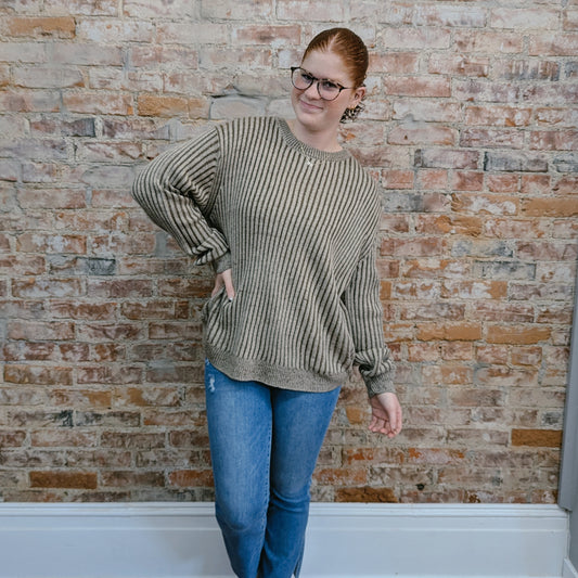 Brown Dad Sweater