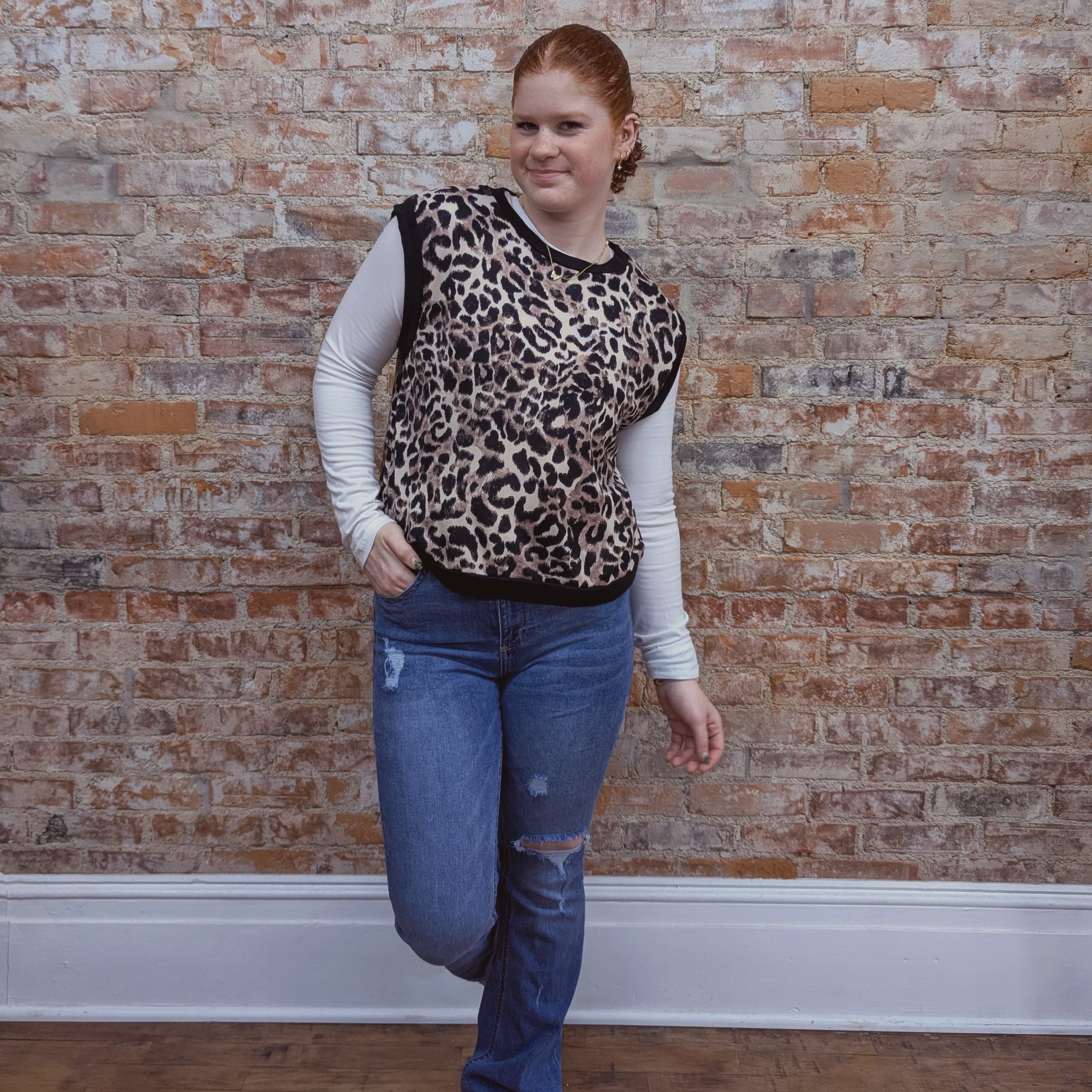 Indigo Rein Distressed Flare Jeans