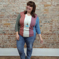 Striped Dolman Top