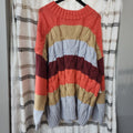 Color Block Sweater *clearance item, cannot be returned*