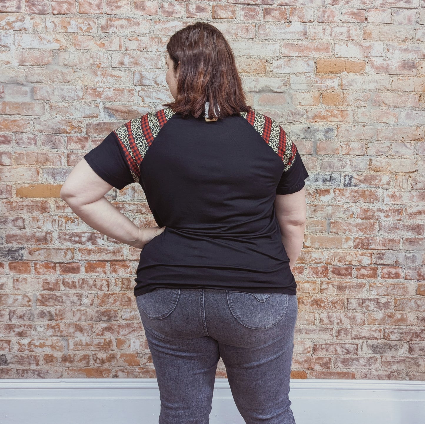 Buffalo Check Short Sleeve Top