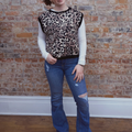 Indigo Rein Distressed Flare Jeans
