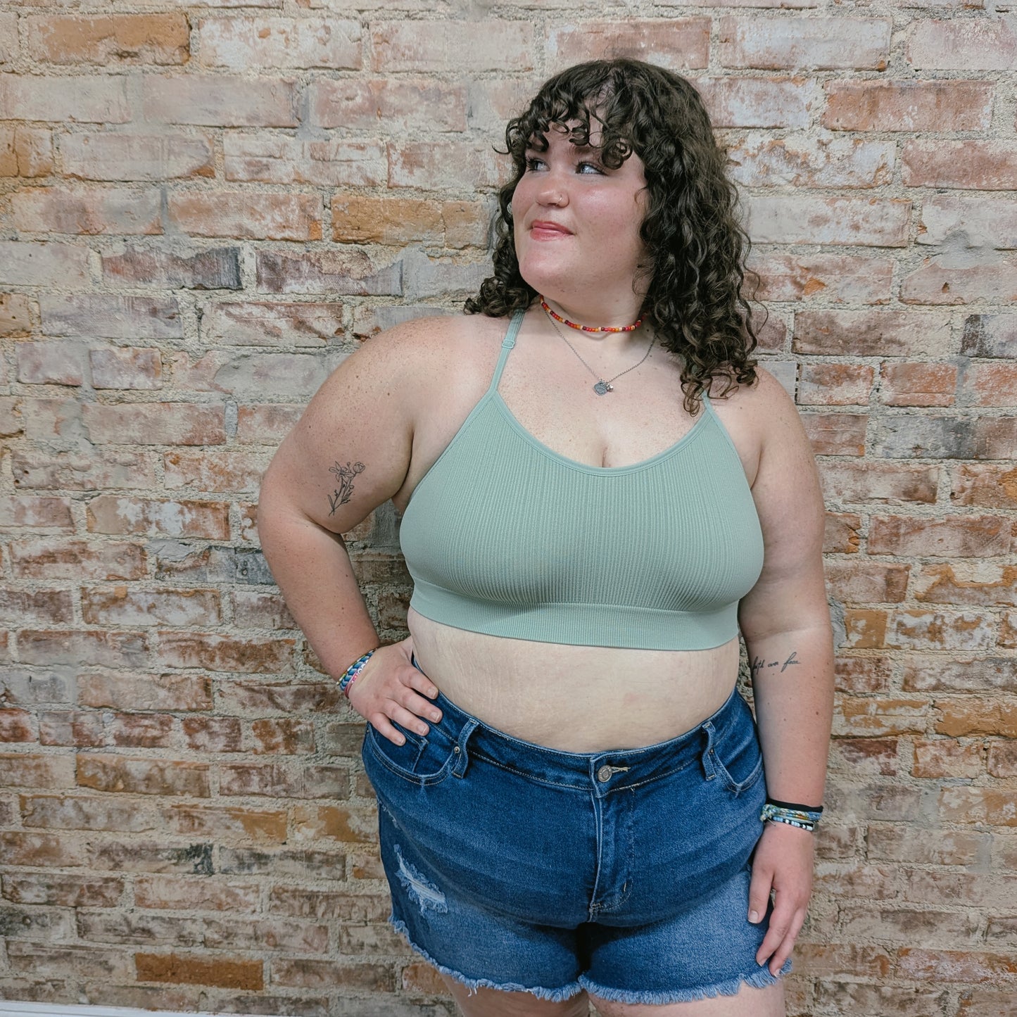 Sage Tattoo Back Bralette