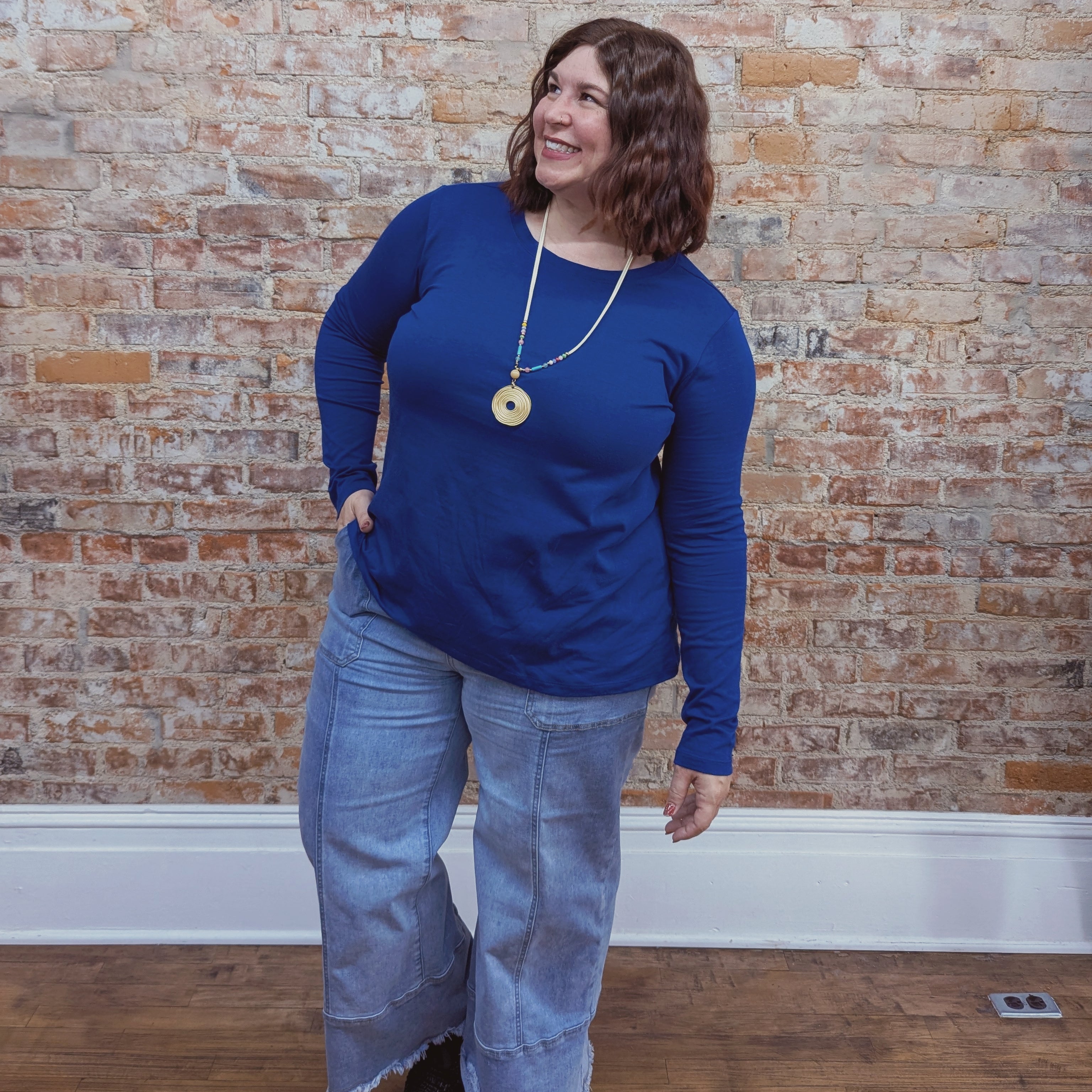 Navy Blue Long Sleeve