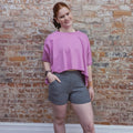 Charcoal Grey Set Shorts