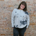 Grey Tie Dye Long Sleeve