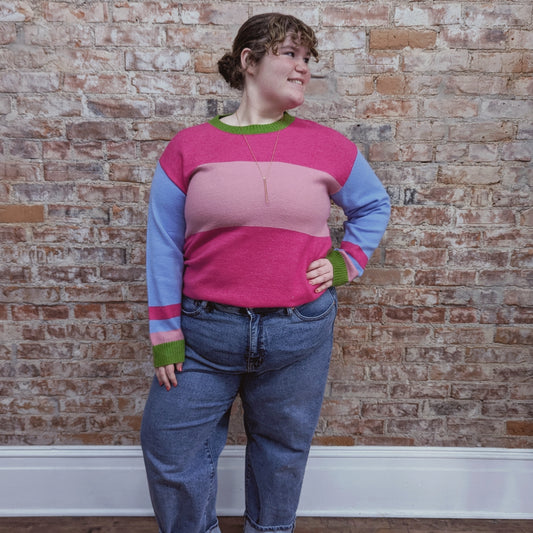 Bright Colorblock Sweater
